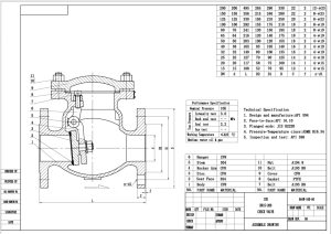 Catalogue van 1 Chiều Mặt Bích JIS10K