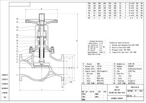 Catalogue van cầu hơi thép mặt bích PN16 - DN65 - DN200