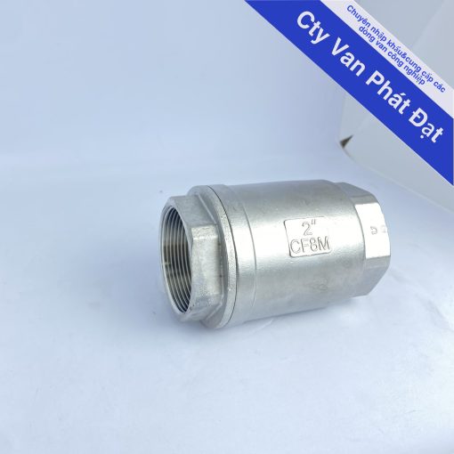 Van 1 chiều lò xo ren inox304