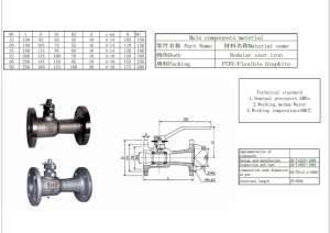 Catalogue van bi xả đáy mặt bích