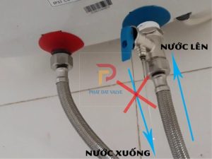 bình nóng lạnh bị rò nước ở van 1 chiều, sửa van 1 chiều bình nóng lạnh, xử lý rò nước van xả áp