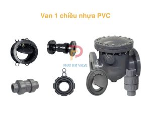 Van nước 1 chiều pvc