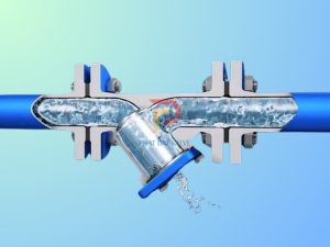 lọc chữ Y PVC, Y lọc D50, Y lọc nhựa, van công nghiệp, Van Phát Đạt