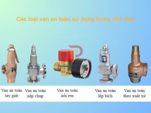 Các loại van an toàn phổ biến