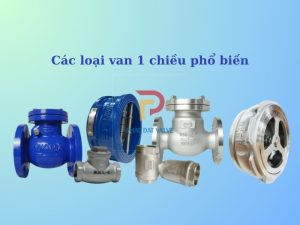 Phân loại van 1 chiều lò xo phổ biến hiện nay