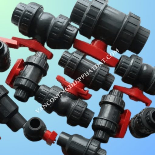 van bi nhựa sch80, van bi nhựa pvc sch80, van bi nhựa điều khiển điện