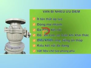 Ưu điểm nổi bật của van bi thép