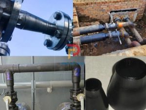 Ứng dụng của côn thu thép hàn trong thực tế