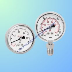 đồng hồ đo áp suất nước, đồng hồ áp suất mặt khô, báo giá đồng hồ đo áp suất nước