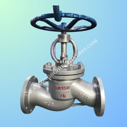 van cầu thép wcb, van cầu thép mặt bích, báo giá van cầu thép wcb