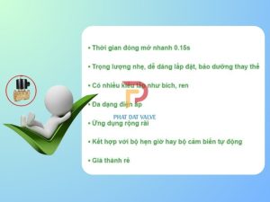 Ưu điểm nổi bật của van điện từ 220v
