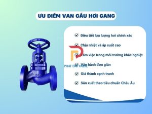 Ưu điểm khi sử dụng van cầu gang