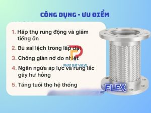 Khớp nối mềm inox 304