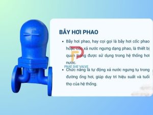 Ưu Điểm Bẫy Hơi Phao PN25