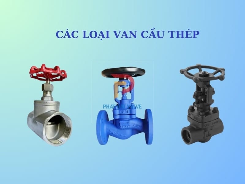 Các loại van cầu thép