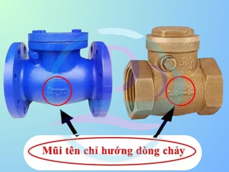 Lỗi lắp đặt van 1 chiều