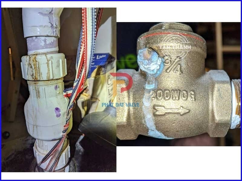 Nguyên nhân van một chiều lò hơi rò rỉ