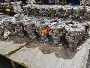 Van bi inox tay gạt mặt bích