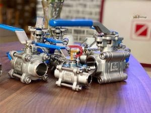 2. Van bi inox tay gạt 3 mảnh (3PC)