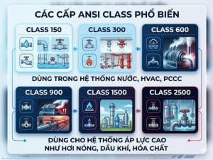 Các cấp ANSI Class phổ biến