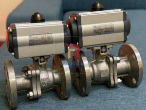 Van bi inox điều khiển khí nén