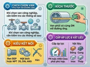 Cách Chọn Van Phù Hợp Với Đường Ống