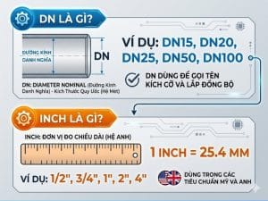 dn inch là gì