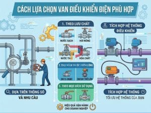 cách lựa chọn van điều khiển điện phù hợp