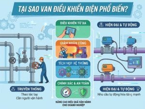 Van Sử Dụng Đầu Điều Khiển Điện Ngày Càng Phổ Biến