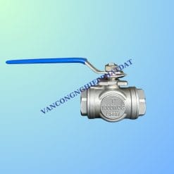 Báo giá van bi 3 ngả ren inox tay gạt