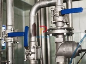 Ứng dụng thực tế van bi 3 thân hàn
